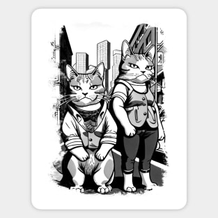 A Cat Brothers Sticker